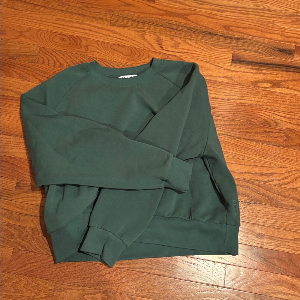 Athleta Forest Green Crewneck Sweatshirt